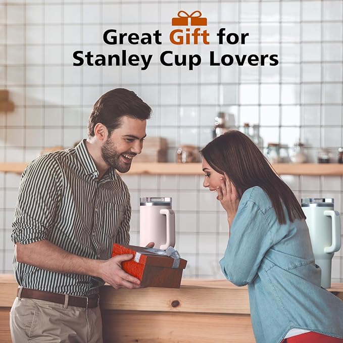Water Bottle Organizer for Stanley 40 oz, Rotating Stanley Cup Organizer Holder, Tumbler Organizer Holder, Stanley Cup Accessories, Easy to Install, Vintage Brown๏ผPatented Product๏ผ