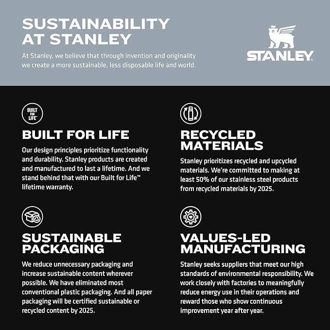 STANLEY Quencher H2.0 Tumbler with Handle and Straw 20 oz | Flowstate 3-Position Lid | Cup Holder Compatible for Travel | Insulated Stainless Steel Cup | BPA-Free | Azure