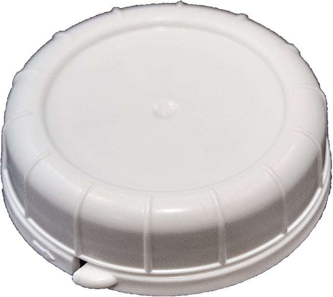 The Dairy Shoppe Glass Milk Bottle, Heavy Glass with Extra Lid, Creamery Style (1, Round Quart)