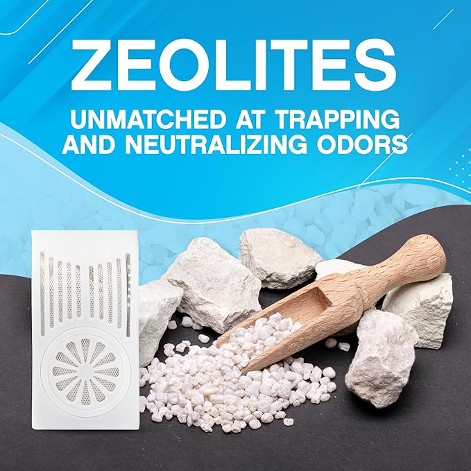 NonScents Shoe & Refrigerator Deodorizer Bundle - 1 Pack (2 Count) Shoe Odor Eliminator & 4 Refrigerator Deodorizer - Powerful, Reusable Odor Absorbers for Shoes, Fridge, Closets - Unscented Freshness