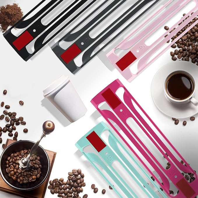 K Cup Holder for Keurig: Coffee Pod Holders for Counter Small Space - Kcup holders for Wall Mount (2, Pink)