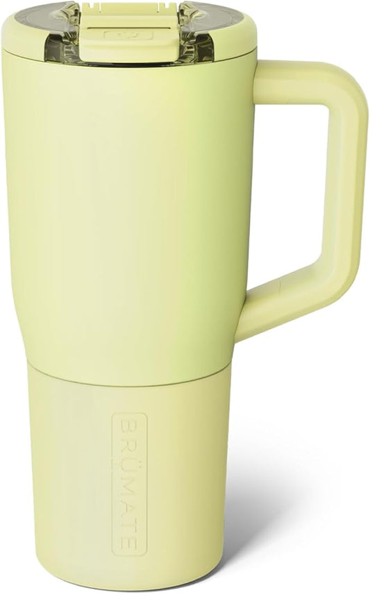 BrüMate Müv - 25oz 100% Leak Proof Insulated Coffee Mug with Handle & Lid - Stainless Steel Coffee Travel Mug - Double Walled Coffee Cup (Prickly Pear)