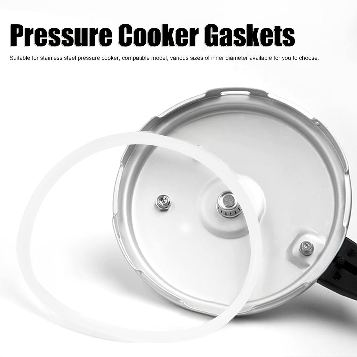 Pressure Cooker Sealing Rings Replacement Accessory, , Suitable for Aluminum Alloy Pressure Cooker, Compatible with Different (26cm)