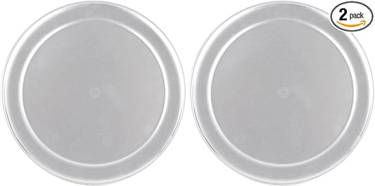 American Metalcraft TP9 TP Series 18-Gauge Aluminum Pizza Pan, Standard Weight, Wide Rim, 9-Inch,Silver (Pack of 2)