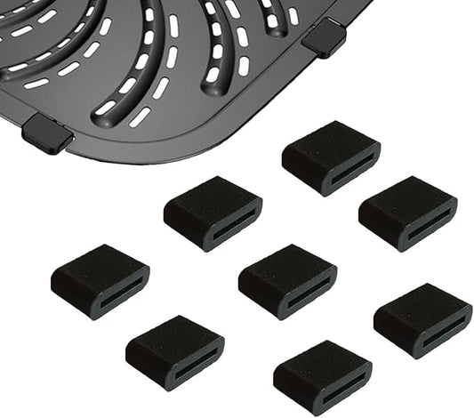 Air Fryer Rubber Bumpers for 2.1QT COSORI Air Fryers, 8PCS Upgraded Air Fryer Sililcone Rubber Feet Tabs Tips Sides Parts Stoppers for 2.1 Quart COSORI Air Fryer Tray