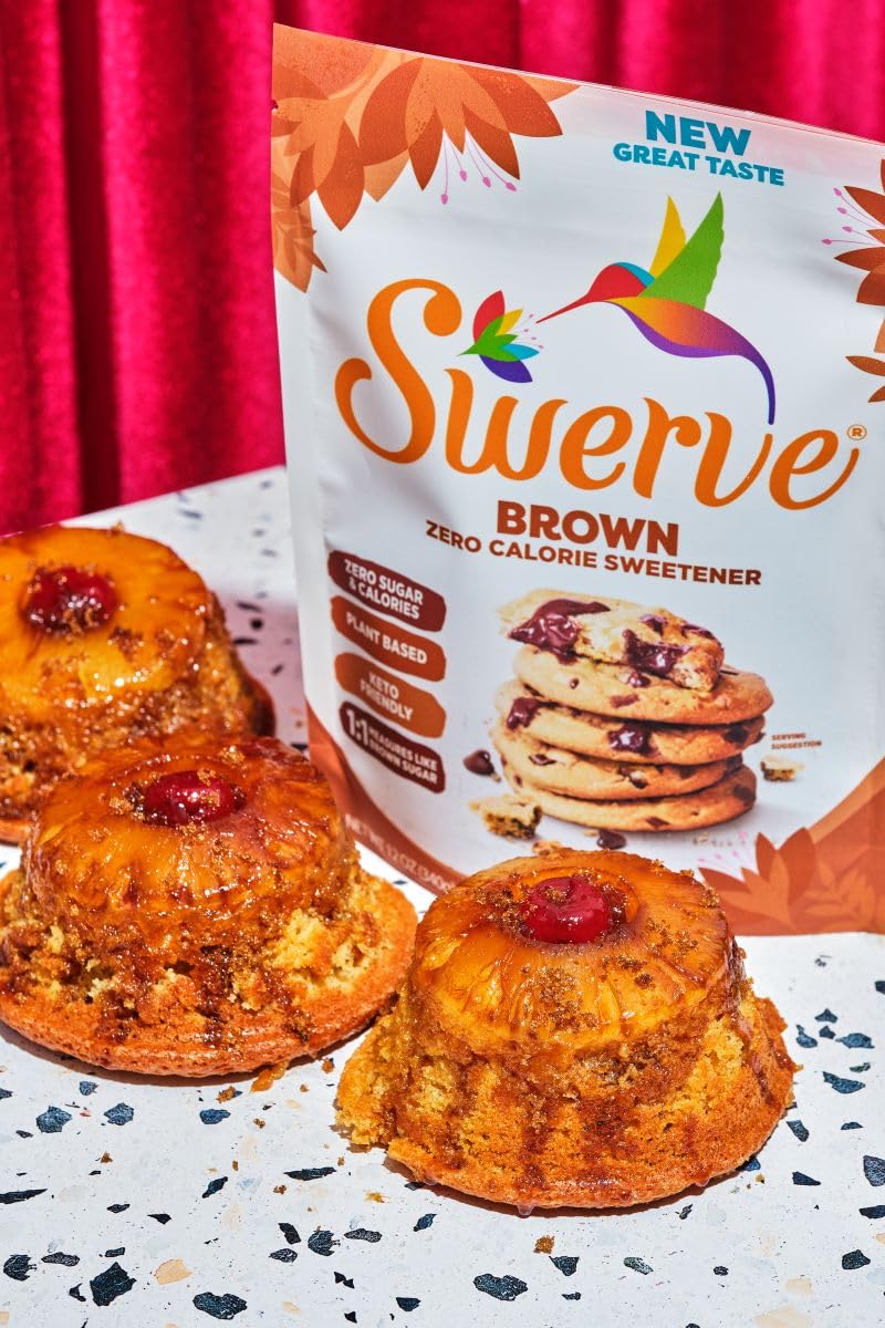 Swerve Ultimate Sugar Replacement Sweetener, Brown Sugar Substitute, Keto Friendly, Zero Calorie, Zero Sugar, Non-Glycemic, Gluten Free, 12 ounces (Pack of 2)