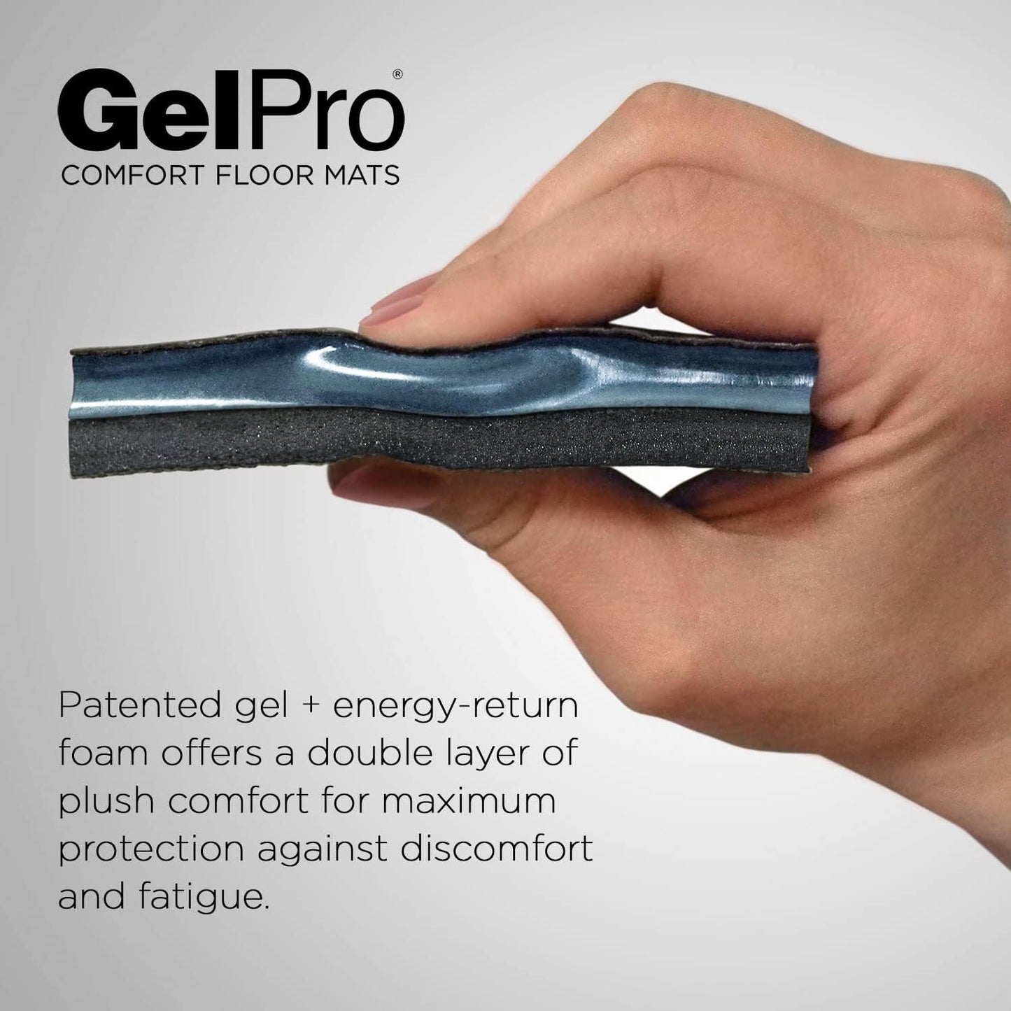 GelPro Elite Premier Anti-Fatigue Kitchen Comfort Floor Mat, 20x72”, Linen Khaki Stain Resistant Surface with Therapeutic Gel and Energy-Return Foam for Health and Wellness