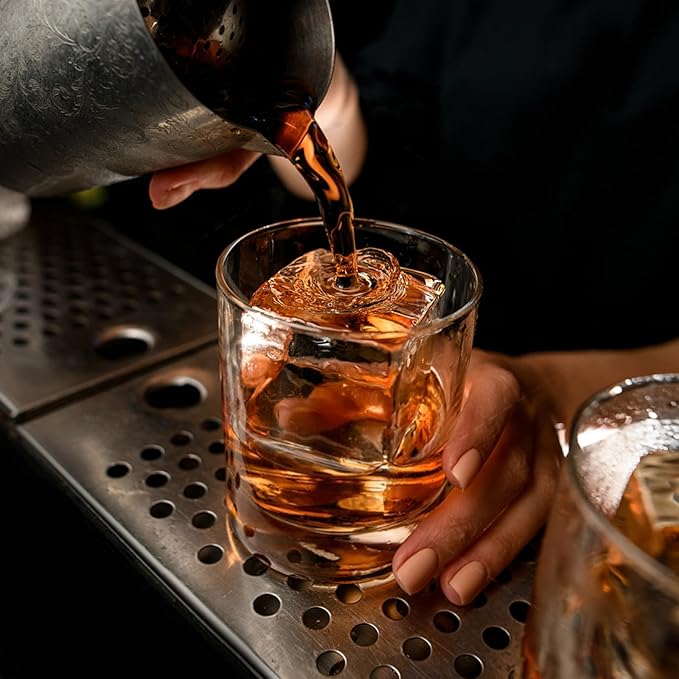 Samuelworld Premium Ice Tray Combo (3 Pack), Large Ice Sphere Maker & New Upgraded Ice Cube Trays, Food Grade, Easy To Use, Spill-Free Integrated Funnels, Whiskey Bourbon Cocktails, Black