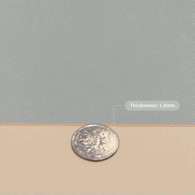 Table Pad Protector for Dining Room Table - Can Be Used On Both Sides Waterproof and Easy to Clean Good Flatness Used for Dining Table(Light Brown+Gray 54x72)