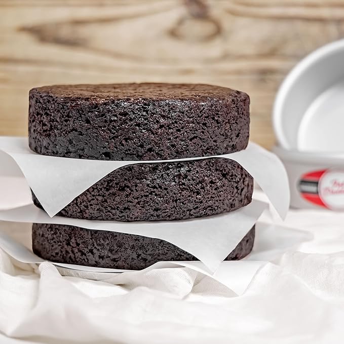 Fat Daddio's Round Cake Pan, 12 x 4 Inch, Silver